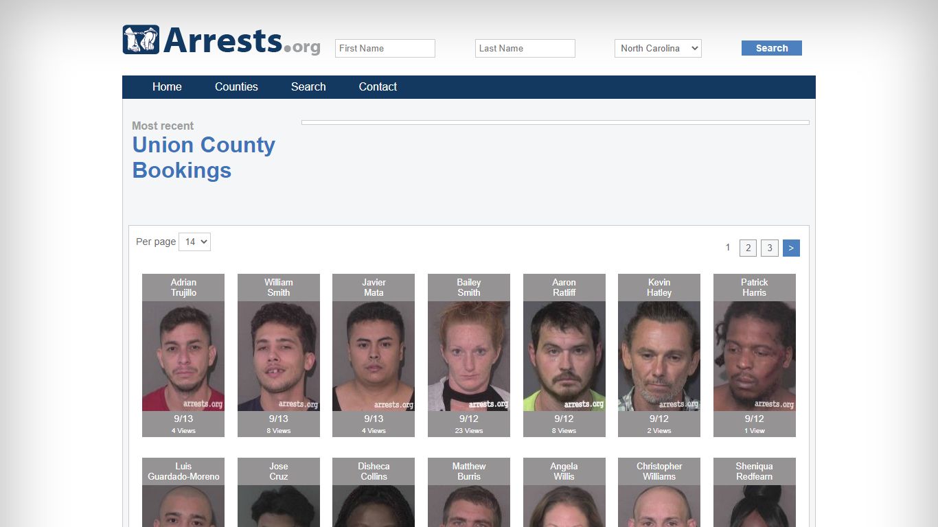 Union County Arrests and Inmate Search